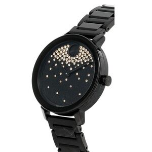 MOVADO BOLD Evolution 34MM BLK Frosted-Textured Dial Women's Watch 3600707